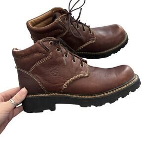 Ariat Boots Shoes Size 8.5 Brown Leather 4LR Ankle Work Hiking Outdoor